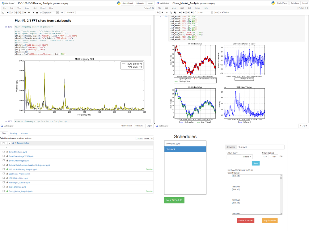 MathEngine Notebook Interface